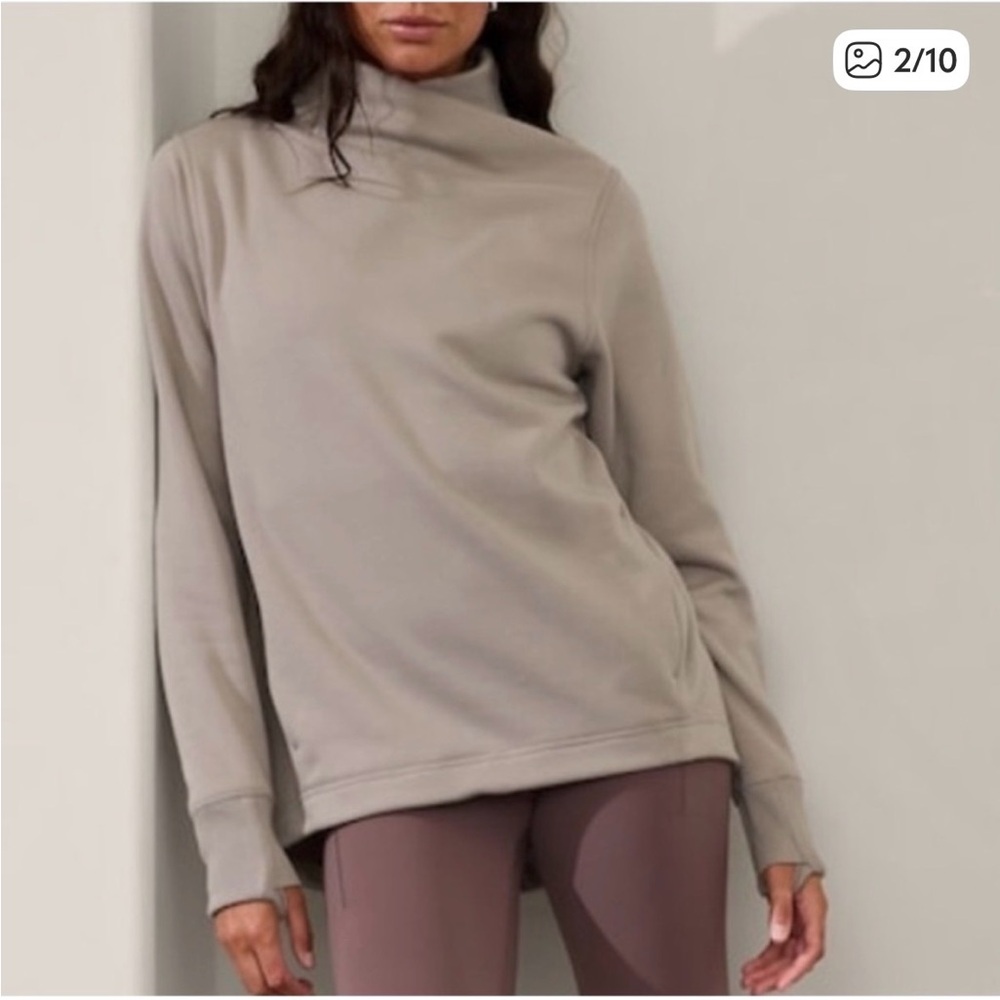 Athleta Taupe Sweatshirt